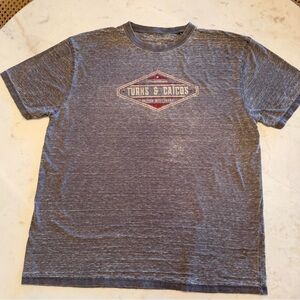 Turks and Caicos Heather Gray Men's Tee Size XL